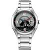 Citizen Orologio da uomo Star Wars Eco-Drive Dress con cinturino in acciaio inossidabile, tono argento, 22 (modello: AW1140-51W)