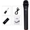 Microfono Palmare VHF Wireless Pro V10 con Ricevitore USB Microfono per Karaoke