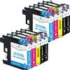 Hyggetech LC123XL Cartucce Compatibili per Brother LC123XL LC123