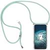 HongMan Custodia per Cellulare Girocollo per Samsung Galaxy S10e Tracolla - Collana/Necklace Cordoncino,Practical Stylish Trasparente Silicone TPU Flessibile Antiurto Protettivo Cover