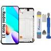 It'Go Full INCELL Display per Xiaomi Redmi Note 11 LCD Schermo di Ricambio Touch Screen con Strumento Nero con Telaio di Alta Qualità
