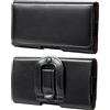 Tangostu Custodia a cintura per iPhone 17 Air / 16 15 Plus / 15 14 13 Pro Max, Samsung Galaxy A55 A54 A35 A15 S25+ S24 FE S23 FE Plus, Pixel 9a Pochette porta telefono fonster di clip, in pelle PU