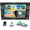 Roinvou 4+64G Android 15 Autoradio für Opel Corsa Astra Antara Vectra Zafira Meriva Signum mit Carplay Android Auto, 7 Zoll AutoRadio(schwarz) Incell Touchscreen GPS BT EQ WIFI RDS FM SWC MIC Rückfahrkamera