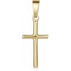 MATERIA by Matthias Wagner Ciondolo a forma di croce in argento 925 in 3 colori a scelta con catena KA-305, ohne Kette, Argento sterling