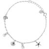 PERIMADE Braccialetto placcato oro con ciondolo a forma di stella marina, delicato argento Sterling 925, braccialetto di perle di conchiglia, per compleanno, estate, vacanze, spiaggia, regalo per
