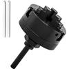 Sumsoctober Z011 3 Jaw Tornio Mandrino In Lega di Zinco Autocentrante Mandrino Con Asta Estesa Per Legno Tornitura Trapano Elettrico Mini Tornio Macchine Utensili