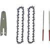 ZagYing Catena per motosega da 10,2 cm, piastra di guida, guida per motosega elettrica, ricambio per mini motosega in acciaio, strumento da giardino