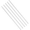 GsLxx Punte elicoidali extra lunghe con gambo dritto, estensione da 2,5 mm, in acciaio ad alta velocità, lunghezza 160 mm, per legno, plastica, alluminio, ferro, rame (5 pezzi)