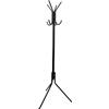 Box and Beyond - Appendiabiti con gambe in metallo, 8 teste, 178 x 62 x 62 cm, colore: Nero