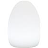 Mikikit Lampada Da Tavolo Led a Luce Notturna Colorata a Batteria, Lampada Da Scrivania a Forma Di Sfera 10x15 Cm, Luce Notturna Per Casa, Bar e Esterni