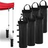 BORDEAG Pesi Padiglione Borse di Sabbia,6 Pezzi Borsa Sabbia in Oxford, Borsa Pesante 50x20cm, Peso per Gazebo Borsa di Sabbia per Ombrellone, Borsa Pesatura per Gazebo Borsa Pesante per Giardino Trampolino