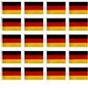 ZGDEIWGF 20 bandiere tedesche orientabili a mano, bandiere tedesche, bandiere con simbolo tedesco, bandiere di decorazione per eventi sportivi, accessori per bandiere