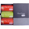 Khla - Set Regalo 3 Tè Mattino - Earl Grey, Chun Mee e Breakfast OP - 3 x 90g - Tè Naturale in Foglie - Tè Biologici - Tisane Asiatiche - Tè Nero, Verde - Confezione per Donna e Uomo - Tisane, Tea