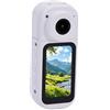 Sxhlseller Action Camera WiFi 2.7K, Videocamera da Ciclismo da 1,47 Pollici con Obiettivo Ruotabile a 180° Stabilizzazione Elettronica Dell'immagine Modalità Notturna, per Vlog Guida