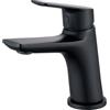 BELZ Rubinetti miscelatore per lavabocon controllo caldo e freddo, in ottone resistente, moderno foro singolo, standard UkG1/2 &apos,&apos,, nero opaco