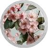 Generic Pomelli decorativi per cassettiera, armadio, armadio, cucina, con fiori di ciliegio, colore rosa, confezione da 4 (bianco)