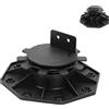 Herrselsam Supporti regolabili in altezza 20 pezzi Piedino di supporto 30-60mm Supporto per lastre - Supporti per sottostruttura di piastrelle per terrazze Legno, WPC e pietra