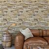 VaryPaper Carta da Parati 3d Pellicola Adesiva Effetto Mattoni 40cmx200cm, Muro Vintage Paraschizzi Cucina Bagno Soggiorno Rivestimento Parete