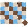 LittleTom 27 Pezzi Tappetino Puzzle per Bambini - 30x30 Tappeto Neonato Tatami da Gioco Schiuma EVA
