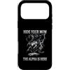 Alpha Wolf Moon Sigma Greek Alpha Wolf S Custodia per iPhone 17 Pro Max Nascondi la tua mamma The Alpha is Here Wolf Maschio Werwolf Meme