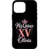 Mis Quince Olivia Tees Custodia per iPhone 16 Pro Max Mis Quince Olivia 15 Quinceanera Messicano Compleanno XV Festa
