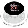 Mis Quince Regina Tees Mis Quince Regina 15 Quinceanera Messicano Compleanno XV Festa PopSockets PopGrip per MagSafe
