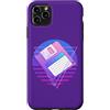 Retro PC Computer 80s Vaporwave Memorabi Custodia per iPhone 11 Pro Max Vaporwave 80s Memorabilia Retro 3.5 Floppy Disc
