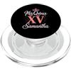 Mis Quince Samantha Tees Mis Quince Samantha 15 Quinceanera Messicano Compleanno XV Festa PopSockets PopGrip per MagSafe