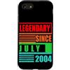 Lustige Geburtstagssprüche zum 22. B-Day Custodia per iPhone SE (2020) / 7/8 22° compleanno leggendario dal luglio 2004 frase di compleanno