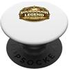 Pane Bakehouse Commerciante di pasta mad Sourdough Legend Funny Sourdough Bread Baking Pun Baker PopSockets PopGrip Adesivo