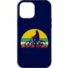 So Cool Designs Custodia per iPhone 12 Pro Max Triciclo adulto Silhouette Horizon donna in bicicletta