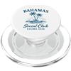 Exuma Beach Social Travelers Bahamas Social Club Exuma 2028 PopSockets PopGrip per MagSafe