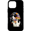 Vintage Retro Knitting Cute Lover Women Custodia per iPhone 16 Pro Max Rat Terrier Dog Granny Square Crochet Yarn Crochet Lover