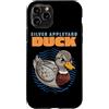 Duck Breeds Waterfowl Animal Cute Ducks Custodia per iPhone 11 Pro Cartone animato argento Appleyard Anatre uccelli acquatici animali carino anatre