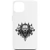 Wholesome Sketch Co Custodia per iPhone 13 Opera d'arte Cerberus Hellhound Dark Fantasy Underworld Beast