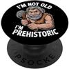 Funny Fathers Day Birthday Designs Divertente uomo delle caverne Vecchia Età scherzi per gli uomini Padri Papà PopSockets PopGrip Adesivo