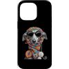 Vintage Retro Knitting Cute Lover Women Custodia per iPhone 14 Pro Max Greyhound Italian Greyhound Granny, filato quadrato all'uncinetto