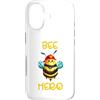 DJFoerster Design Custodia per iPhone 17 apicoltore laborioso,ape, miele, vigili del fuoco, Bee Hero