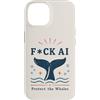 Nature Before Bots Custodia per iPhone 14 Umorismo retrò da attivista oceanico contro la protesta contro le balene