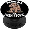 Funny Fathers Day Birthday Designs Divertente uomo delle caverne Vecchia Età scherzi per gli uomini Padri Papà PopSockets PopGrip Adesivo