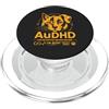 Living the AuDHD Life AuDHD Autismo e ADHD Cat Dog entrambi divertenti PopSockets PopGrip per MagSafe