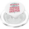 ER Nurse CPR Humor Alle infermiere piace più difficile più veloce più profondo CPR umorismo PopSockets PopGrip per MagSafe