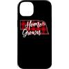 Nebraska Homegrown Neb. Map Pride Custodia per iPhone 14 Plus Bufalo scozzese rosso coltivato in casa del Nebraska NE State Love