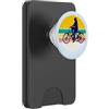 So Cool Designs Triciclo adulto Silhouette Horizon donna in bicicletta PopSockets PopWallet per MagSafe