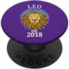 Zodiac Calendar Leo Zodiac Leo Nato nel 2018 PopSockets PopGrip Adesivo