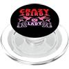 Crazy Bird Lady Apparel Design originale Crazy Bird Lady PopSockets PopGrip per MagSafe