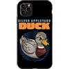 Duck Breeds Waterfowl Animal Cute Ducks Custodia per iPhone 11 Pro Max Cartone animato argento Appleyard Anatre uccelli acquatici animali carino anatre