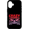 Crazy Bird Lady Apparel Custodia per iPhone 16 Design originale Crazy Bird Lady