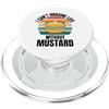 Retro I Can't Imagine Life Without Musta Senape retrò Non riesco a immaginare la vita senza senape PopSockets PopGrip per MagSafe