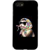Vintage Retro Knitting Cute Lover Women Custodia per iPhone SE (2020) / 7/8 Ferret Pet Granny Square Crochet Yarn Crochet Lover
